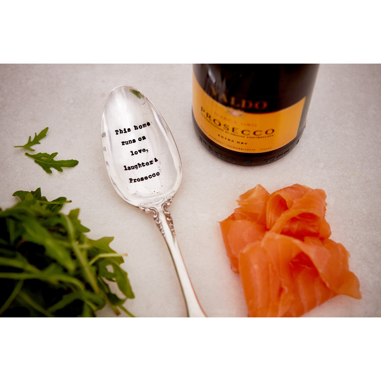 Maturi Hednesford This Home Runs On Love, Laughter And Prosecco Dessert Spoon Wayfair.co.uk